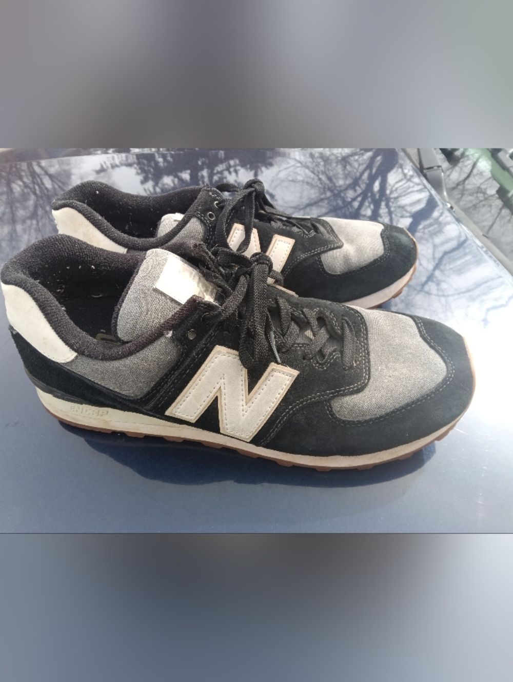 Mens New Balance 574 Encap ML574OA  Rugged Black Size 11.5 Sneakers